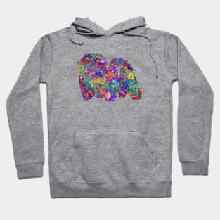 Shih Tzu dog watercolor Hoodie